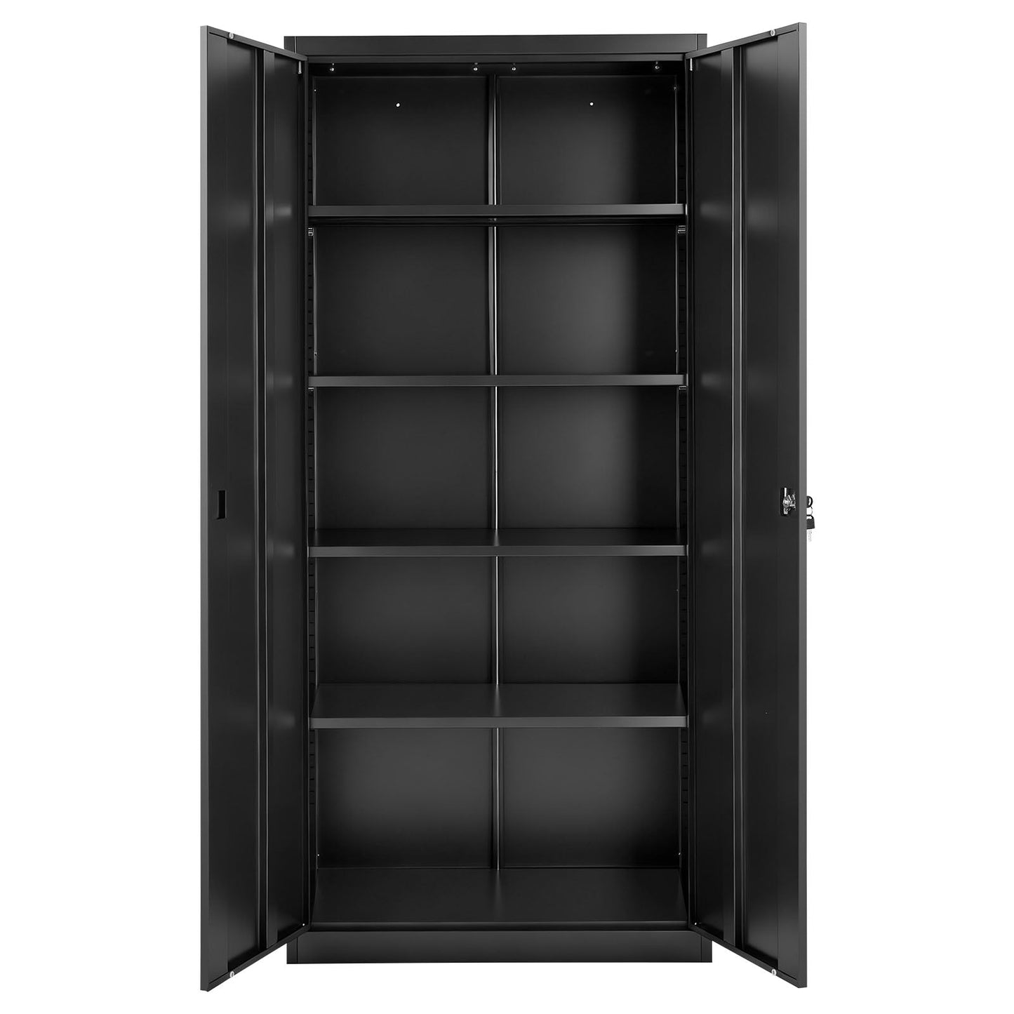Metal Storage Cabinet with Lockable Steel Construction
