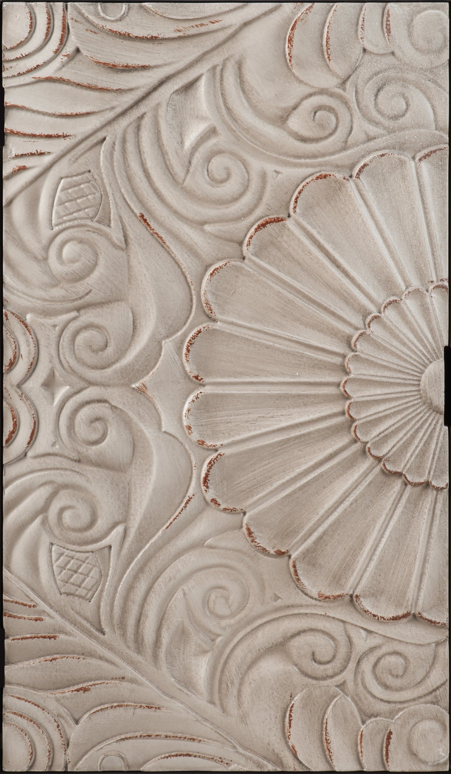 Hand-Carved Accent Cabinet