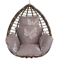 Egg Chair Hanging Basket Seat Soft Cushion with Headrest