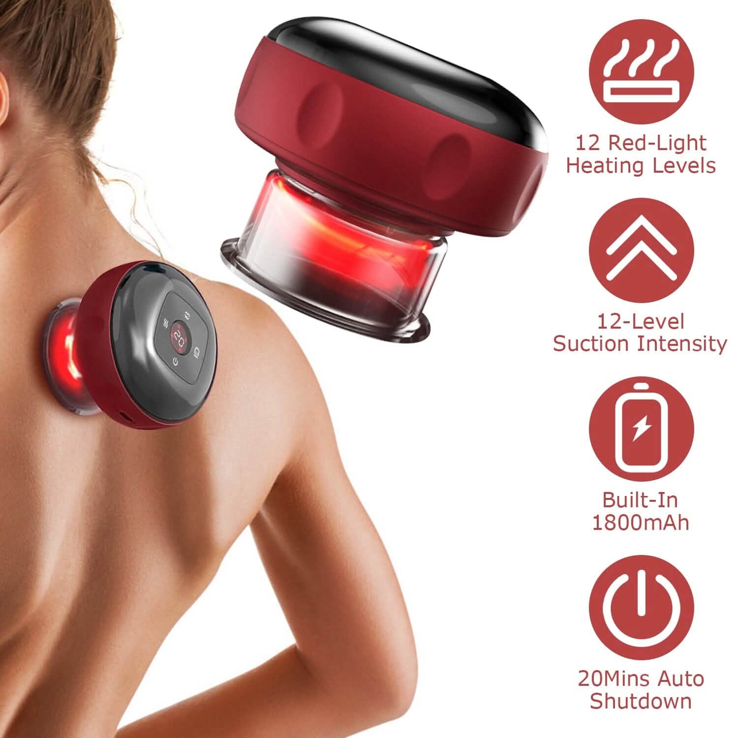 Electric Back Scraping Machine Vacuum Therapy Cupping Device