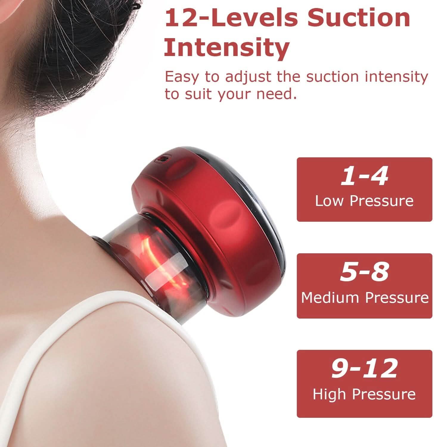 Electric Back Scraping Machine Vacuum Therapy Cupping Device