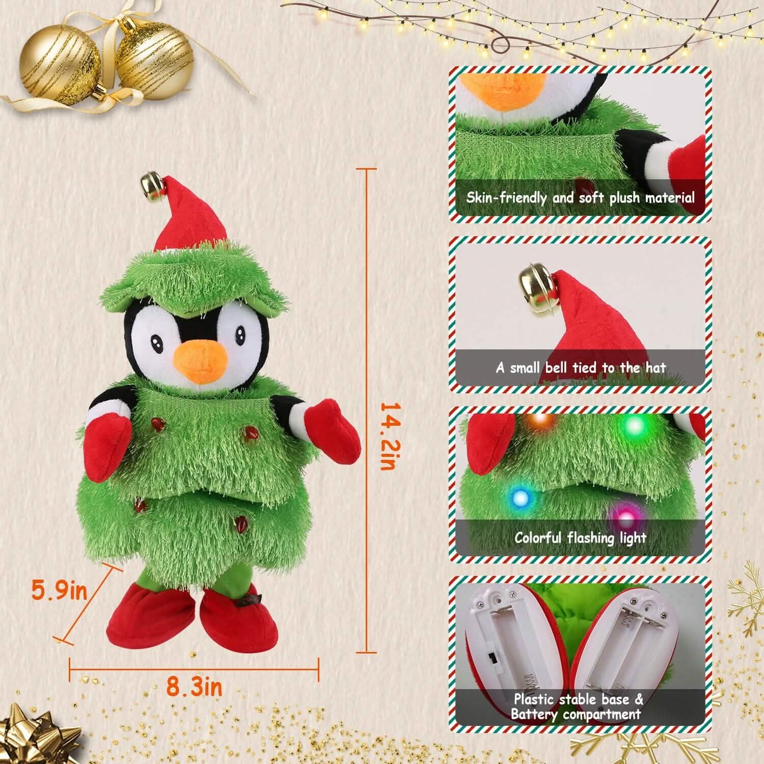 Electric Dancing Singing Plush Toy