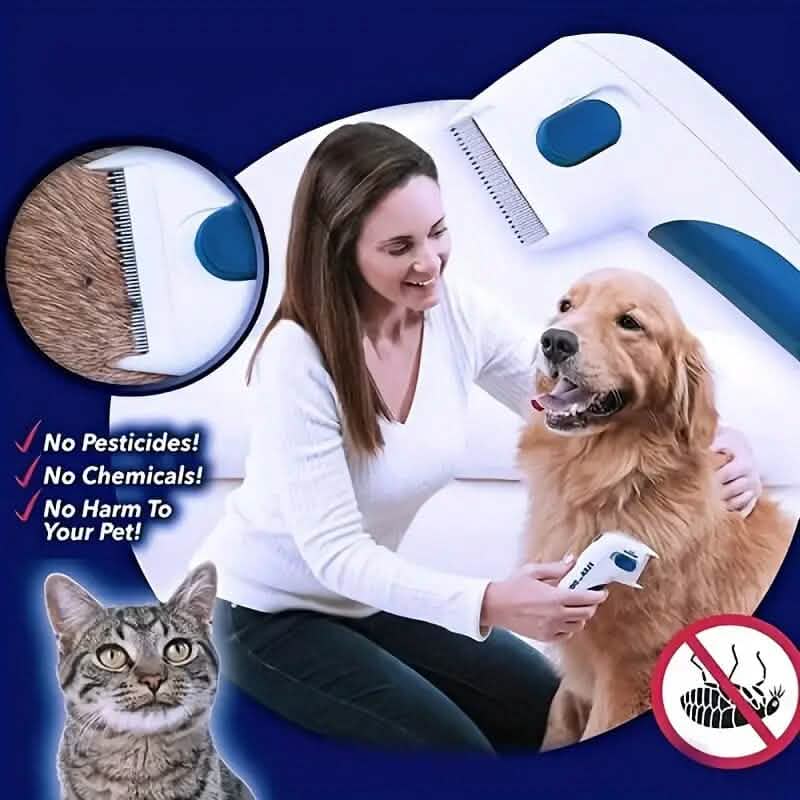 猫・犬用電動ノミ取りコーム