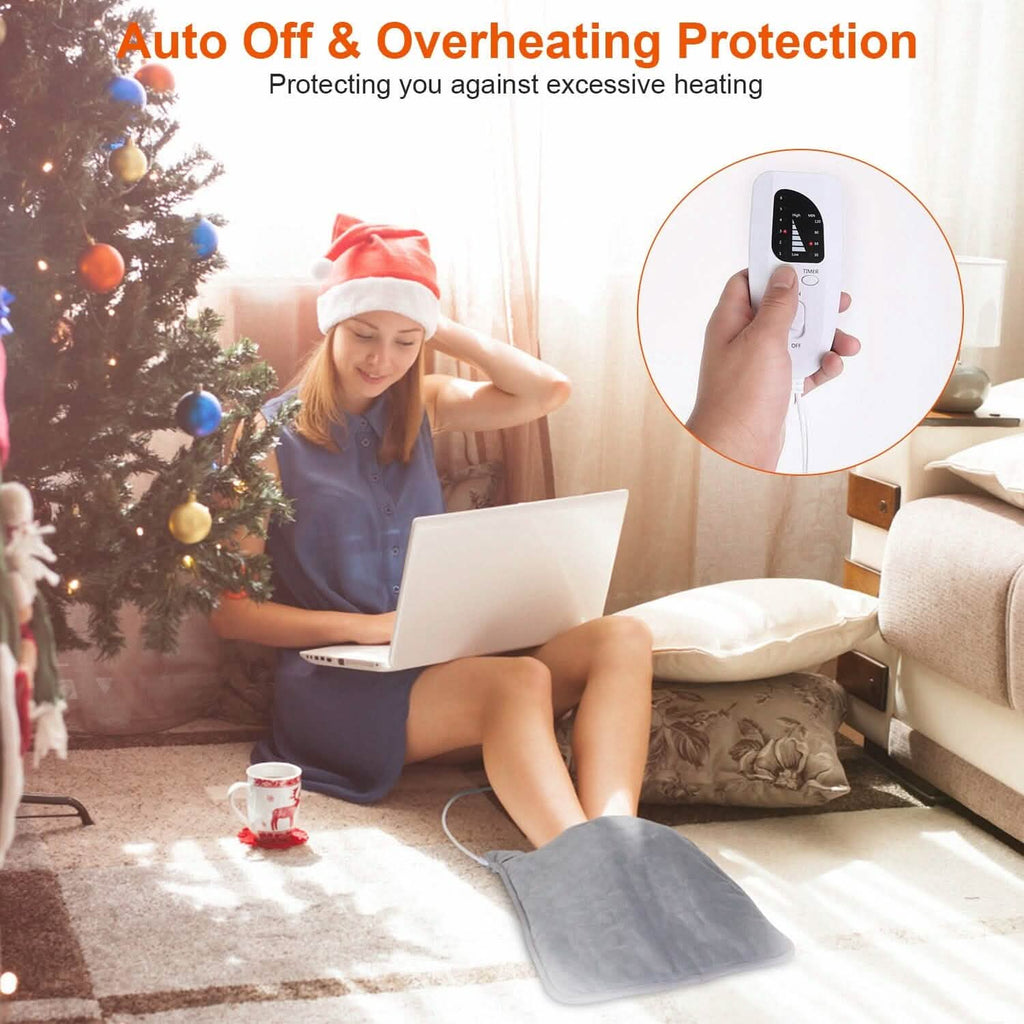 Electric Foot Warmer with 6 Temperature Settings