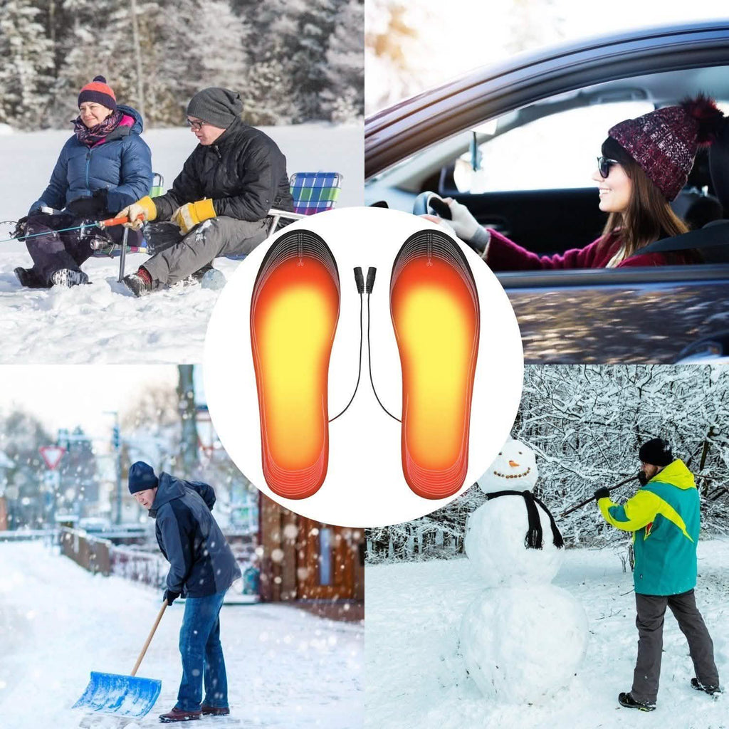 Electric Heated Insoles USB Foot Warmer Pads