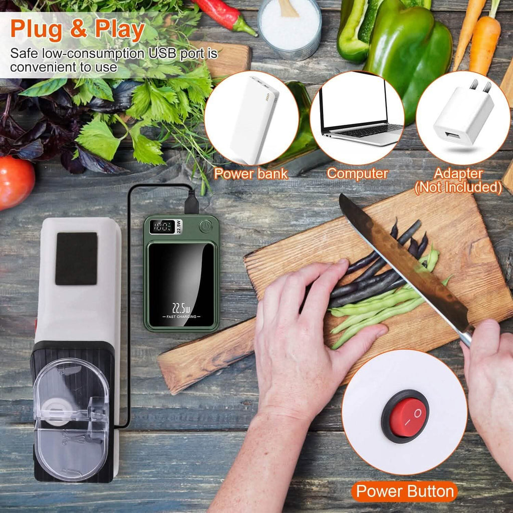 Electric Knife Sharpener with USB Plug