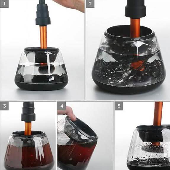 Machine de nettoyage et de séchage électrique pour pinceaux de maquillage
