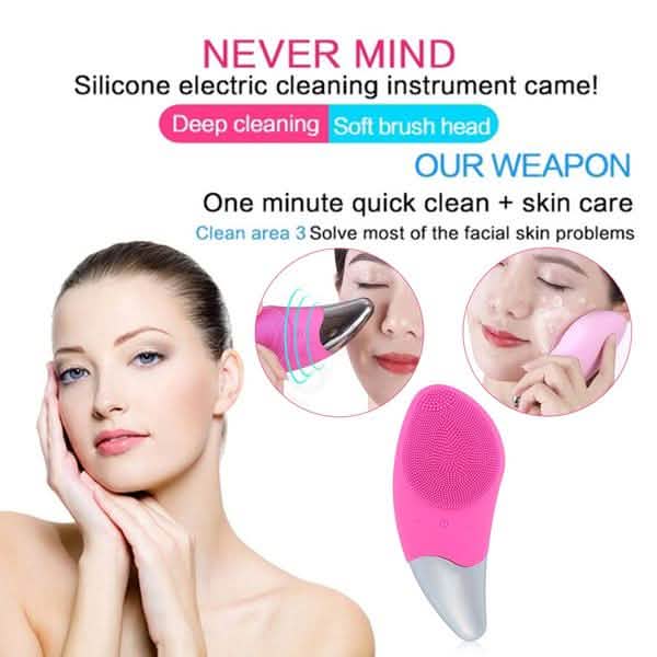Electric Massage and Facial Cleaning Brush