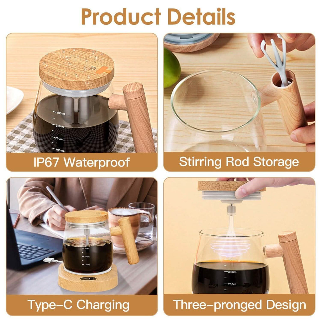 Electric Mixing Mug 400ML High Speed Mixing Cup