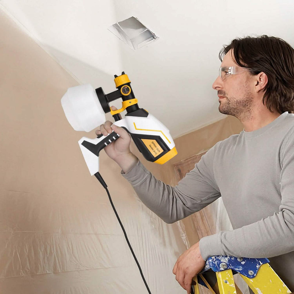 Electric Paint Sprayer HVLP with Different Spray Patterns 1200ML Detachable Container