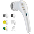 Brosse de nettoyage électrique sans fil avec 5 têtes de brosse interchangeables