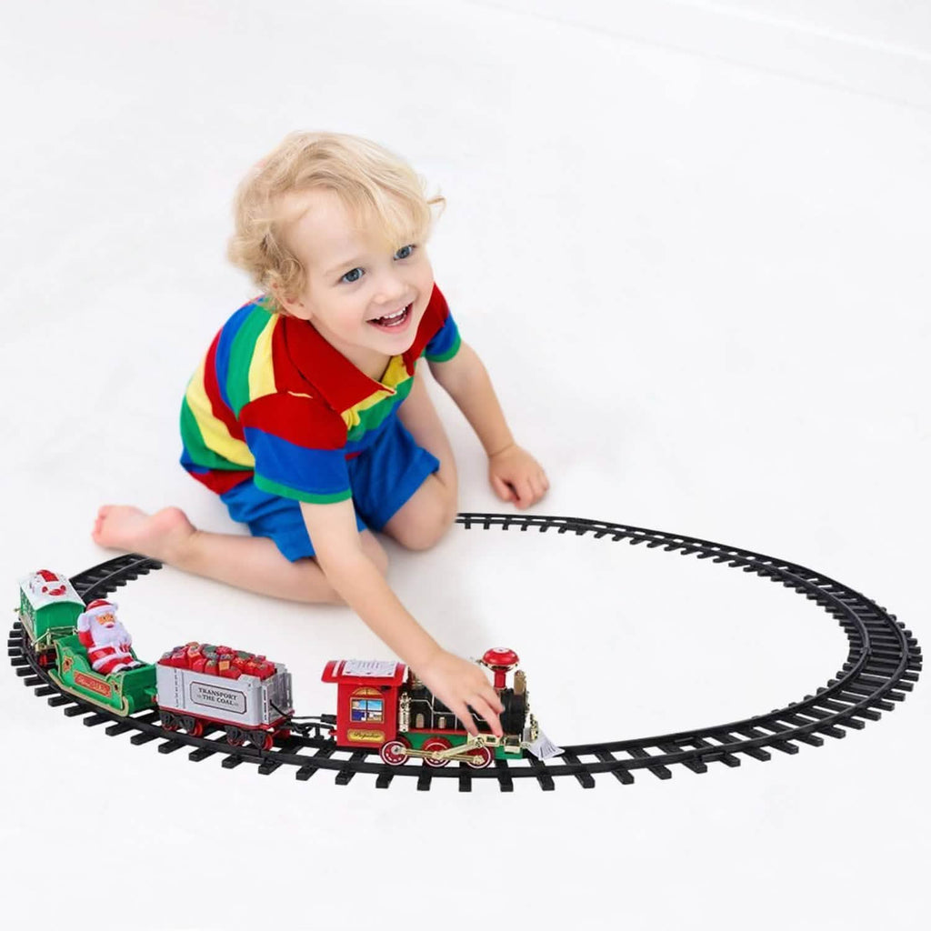 Ensemble de train électrique de Noël pour enfants