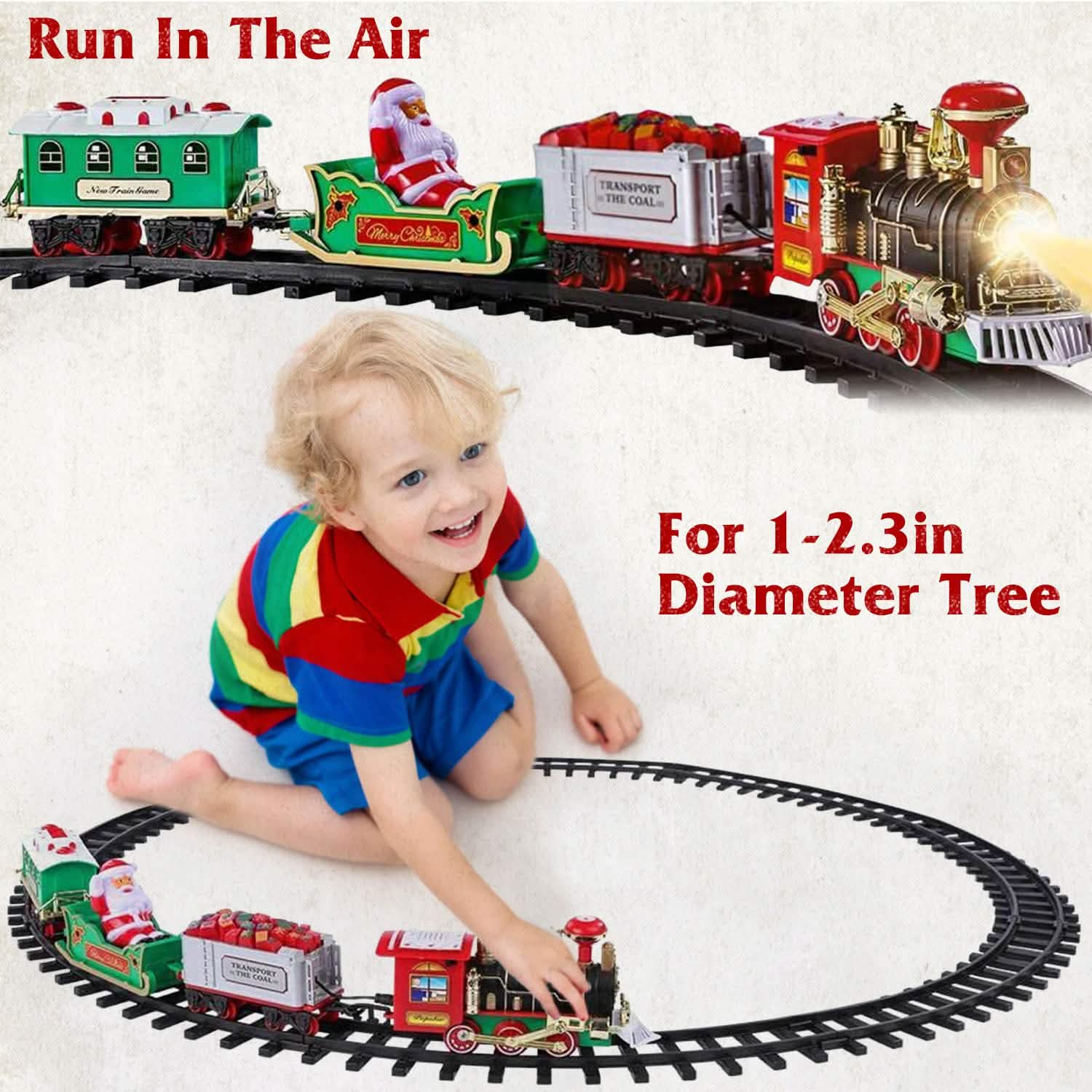Ensemble de train électrique de Noël pour enfants