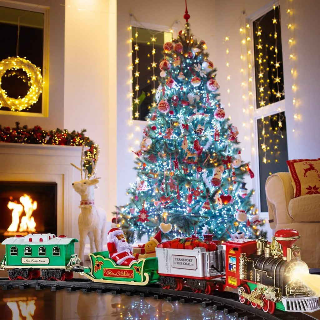 Ensemble de train électrique de Noël pour enfants