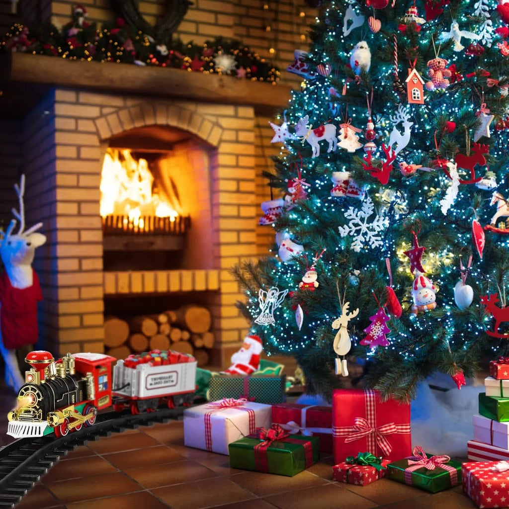 Ensemble de train électrique de Noël pour enfants