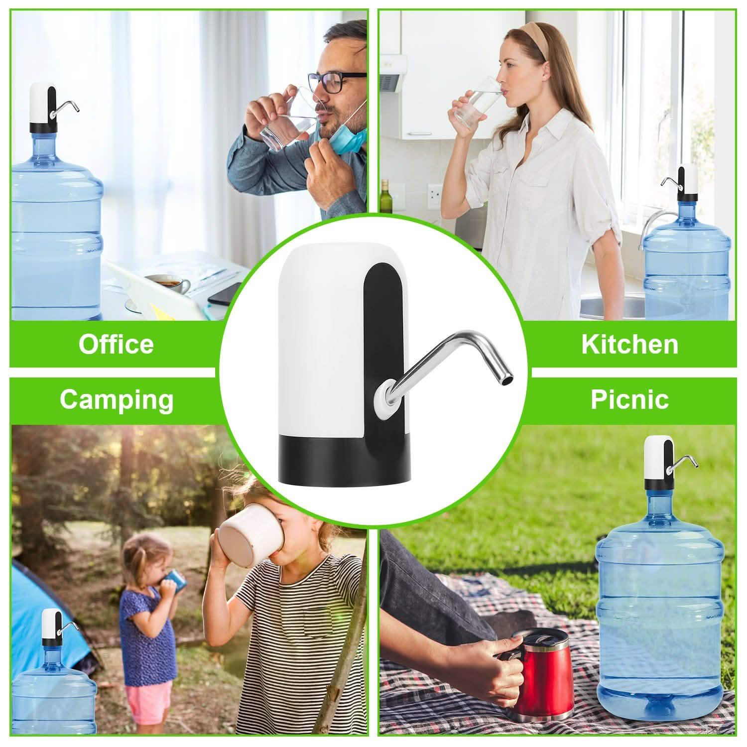 Electric Water Bottle Dispenser Rechargeable Automatic Drinking Water Bottle Pump