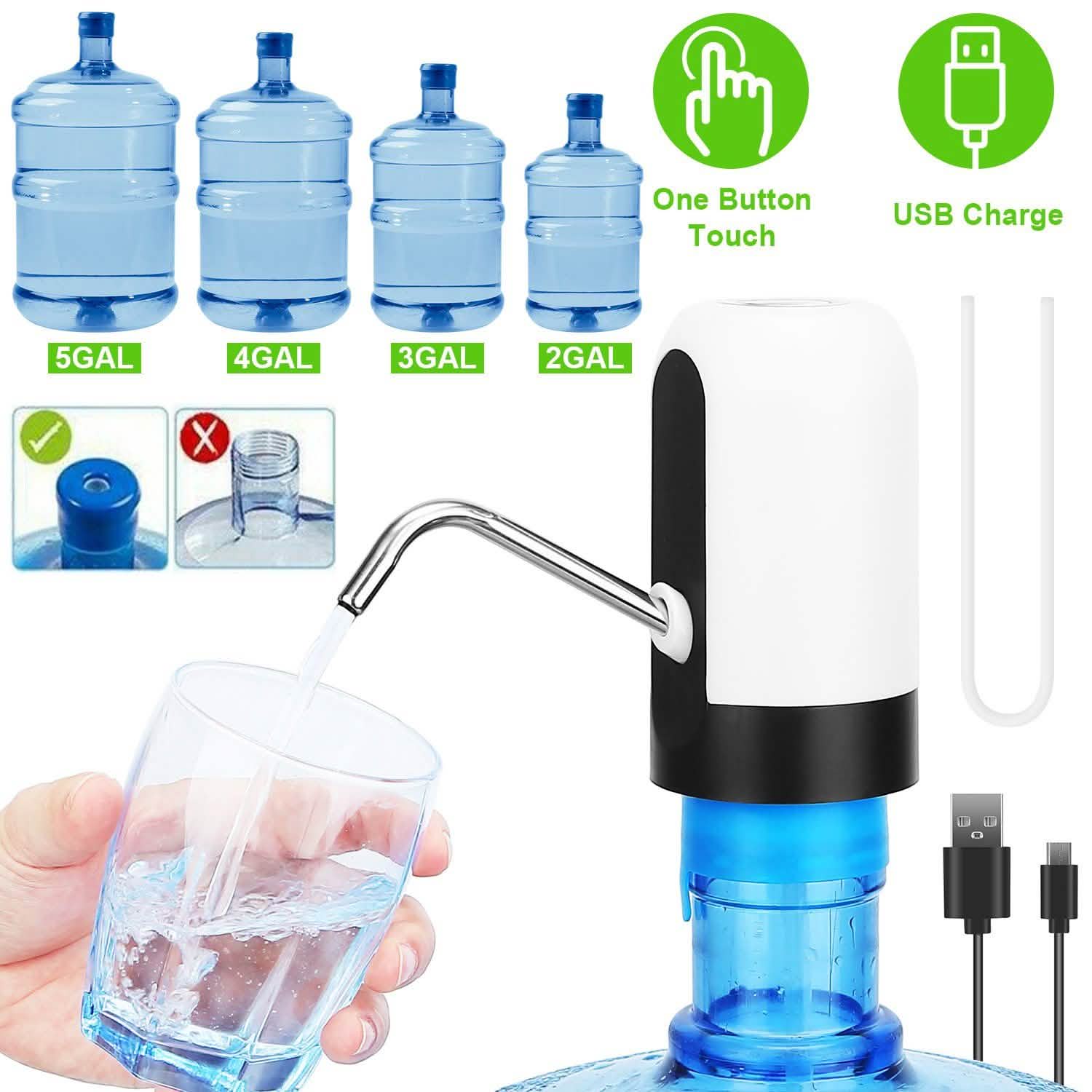 Electric Water Bottle Dispenser Rechargeable Automatic Drinking Water Bottle Pump