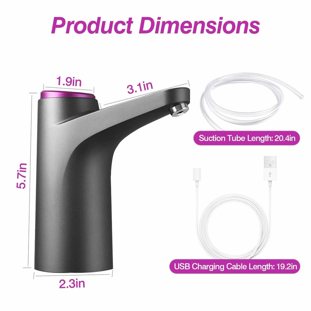 Distributeur d'eau électrique 40 gallons rechargeable par USB