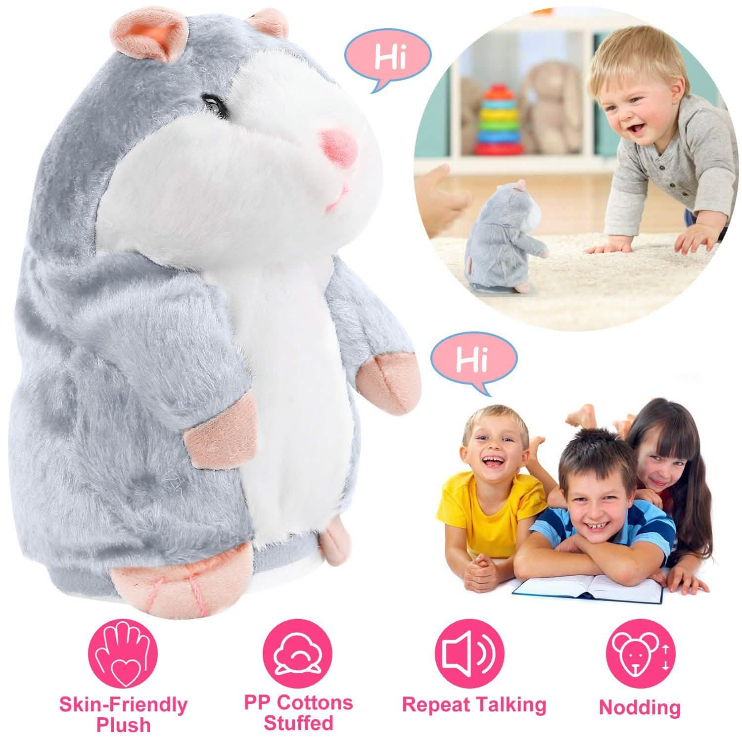 Electronic Talking Hamster Plush