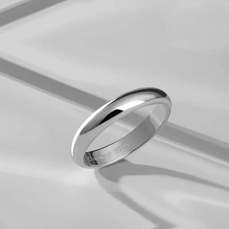 Elegant and Charming S925 Silver Wedding Band Ring