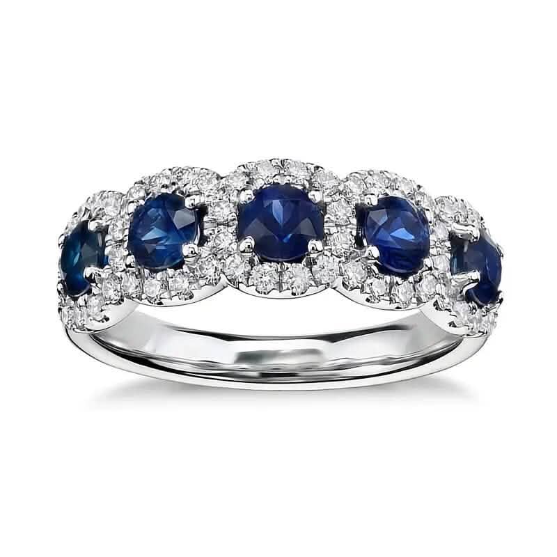 Elegant Copper Ring with Synthetic Cubic Zirconia