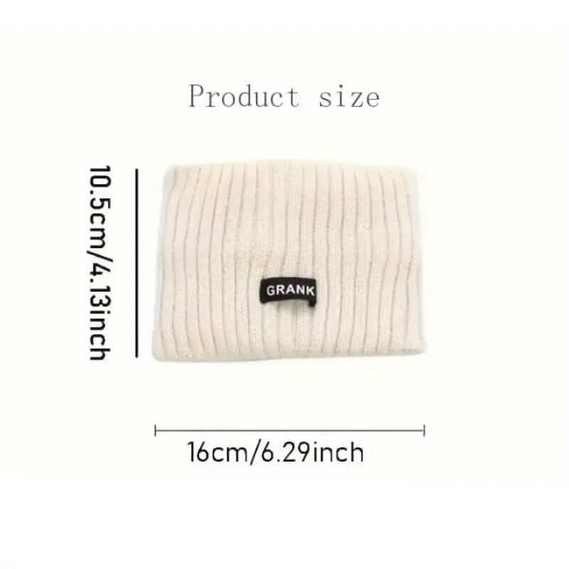 Bandeau cache-oreilles douillet en tricot élégant pour femme