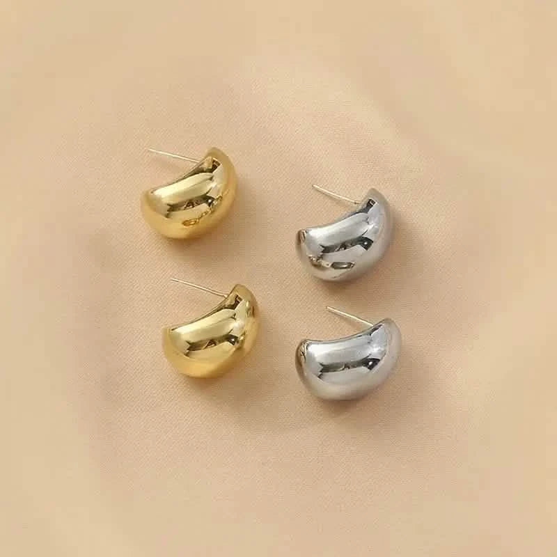 Elegant Water Drop Hoop Earrings for Women