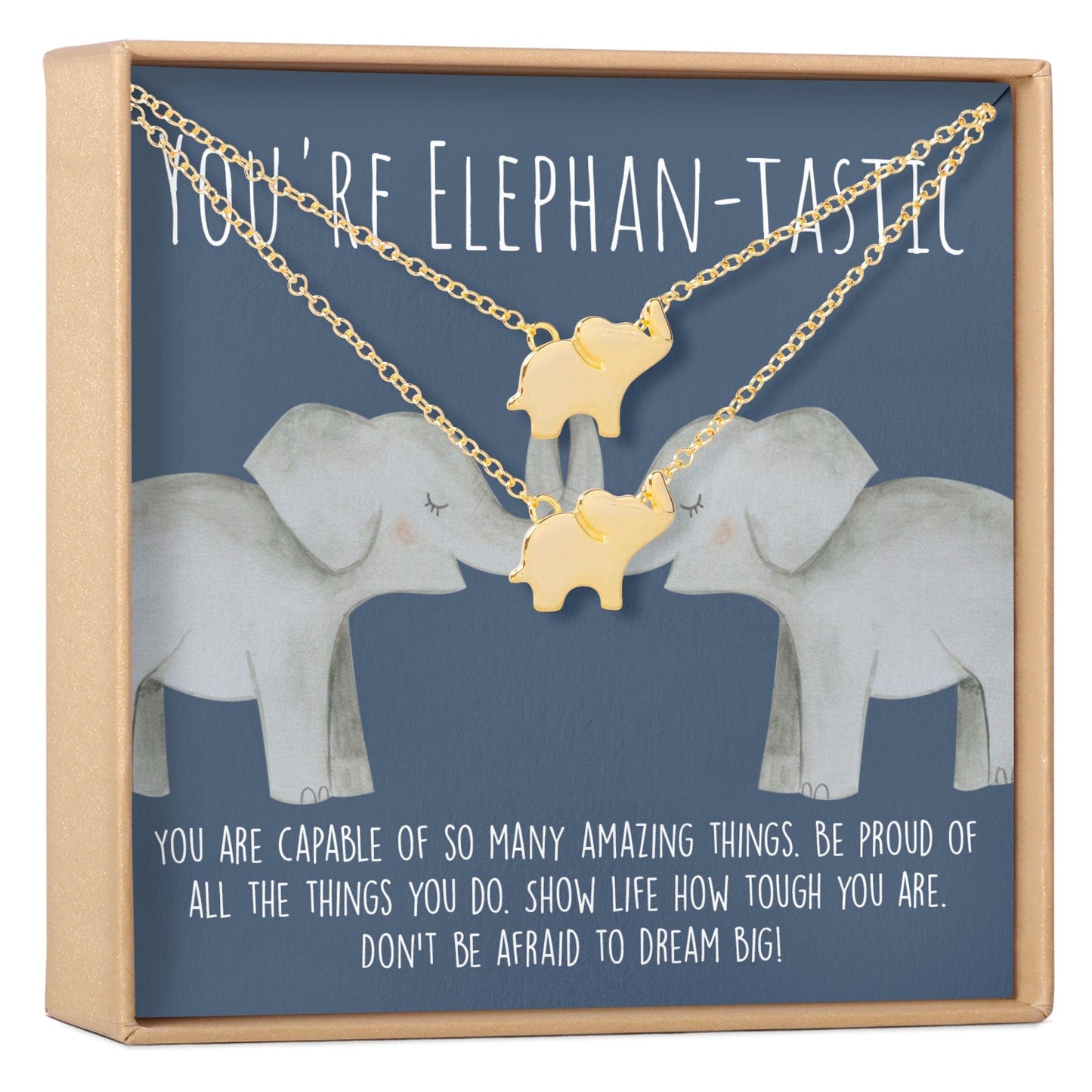 Elephant Lover Necklace, Multiple Styles