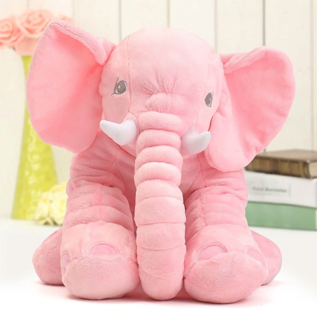 Elephant Plush Pillow - Assorted Colors