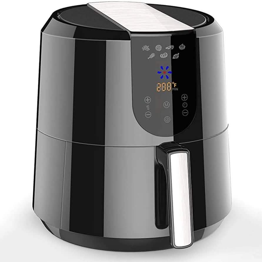 Friteuse à air émeraude 5,2 litres avec écran tactile numérique LED