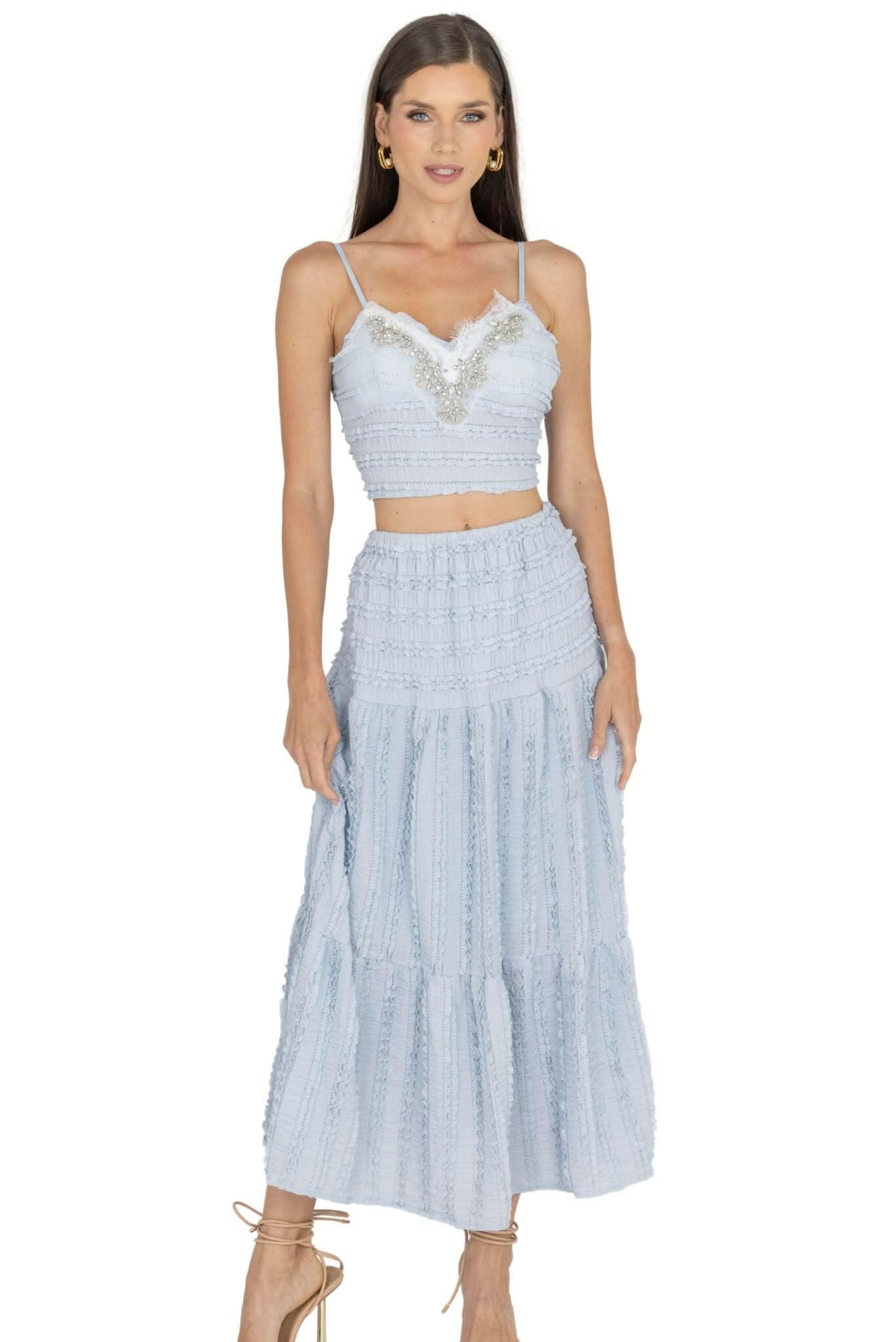 Emma Top & Maxi Skirt Set