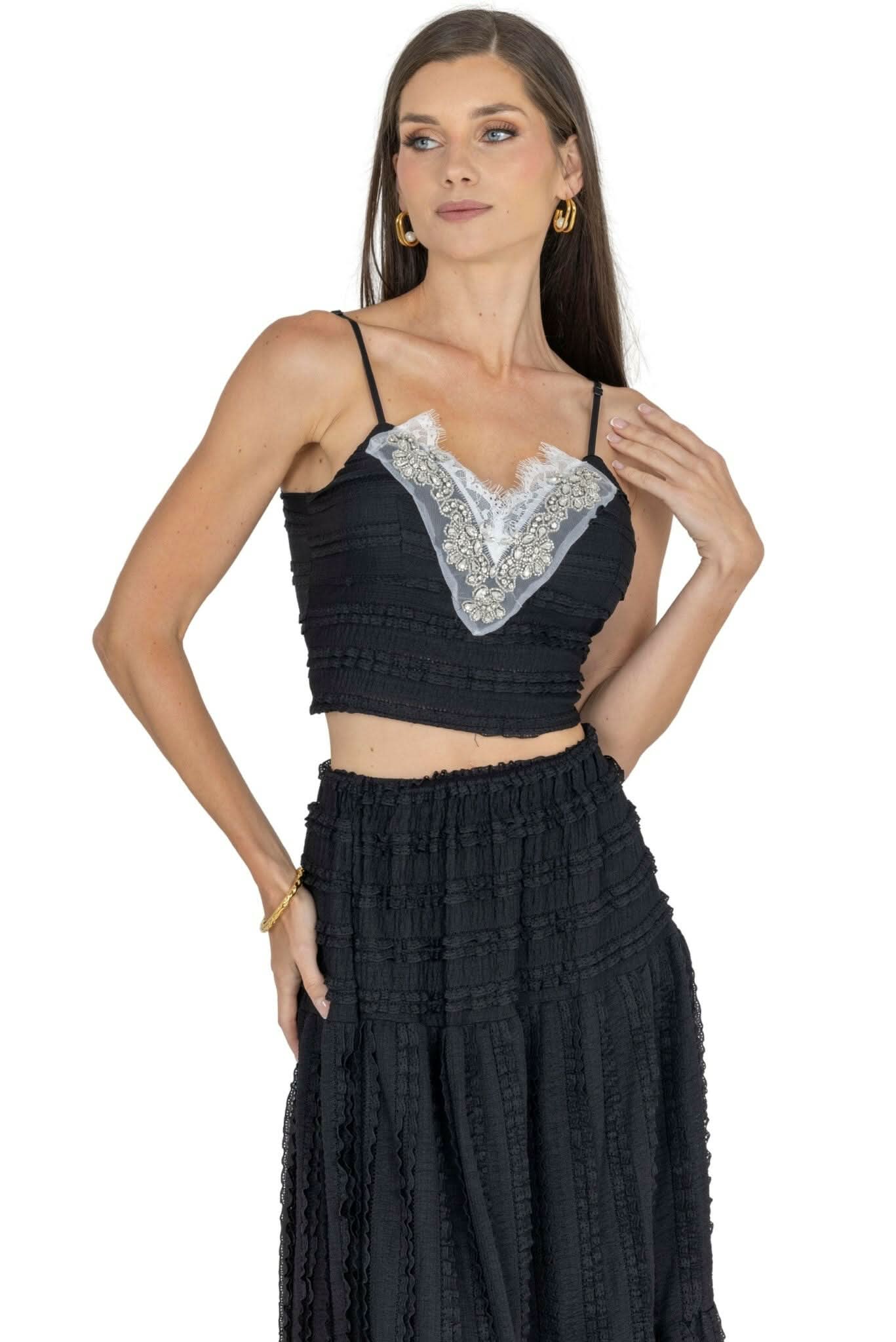 Emma Top & Maxi Skirt Set