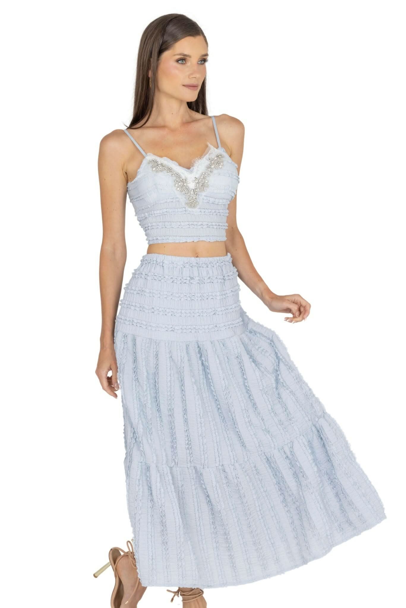 Emma Top & Maxi Skirt Set