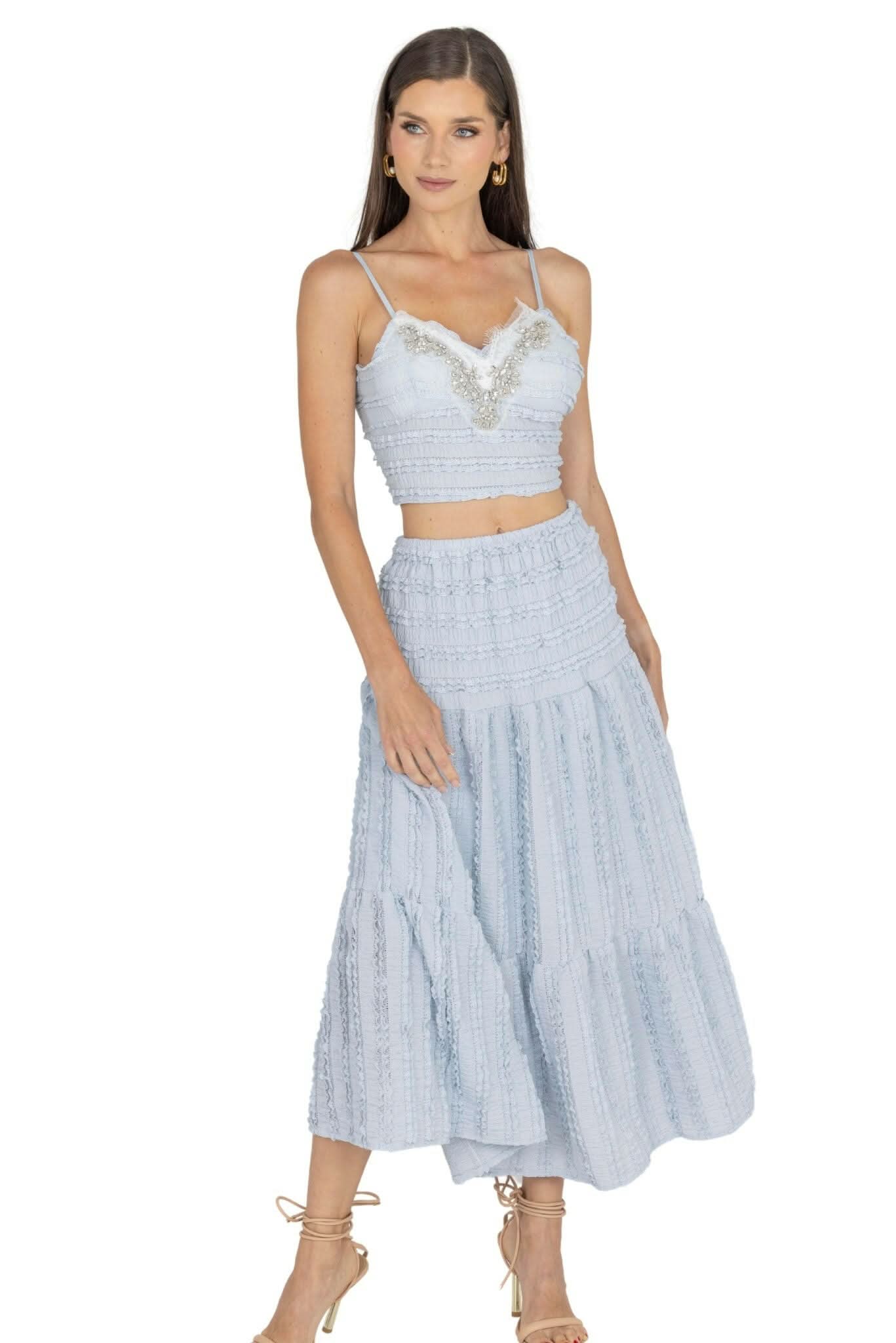 Emma Top & Maxi Skirt Set