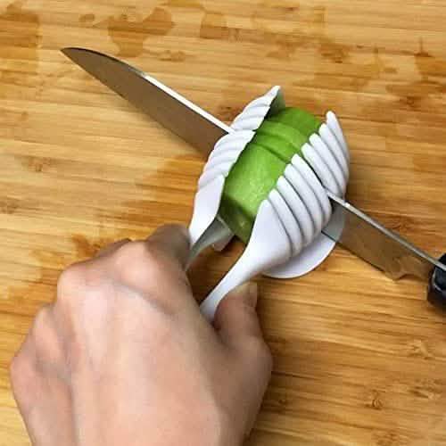 Emson Trancheur à fruits rond multifonctionnel portable