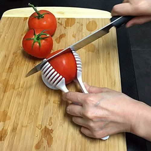Emson Trancheur à fruits rond multifonctionnel portable