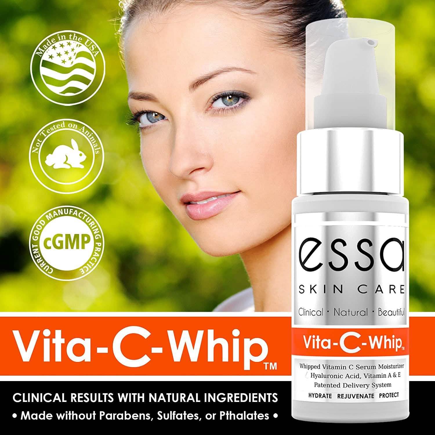 Essa スキンケア Vita-C-Whip 保湿セラム ビタミンA＆E配合
