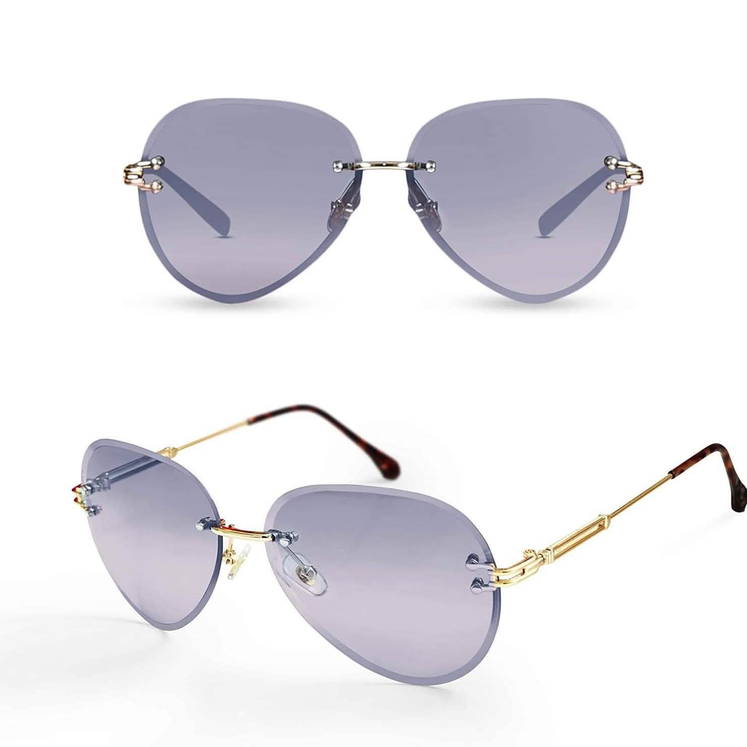 ETCBUYS Women Aviation Sunglasses - Gray