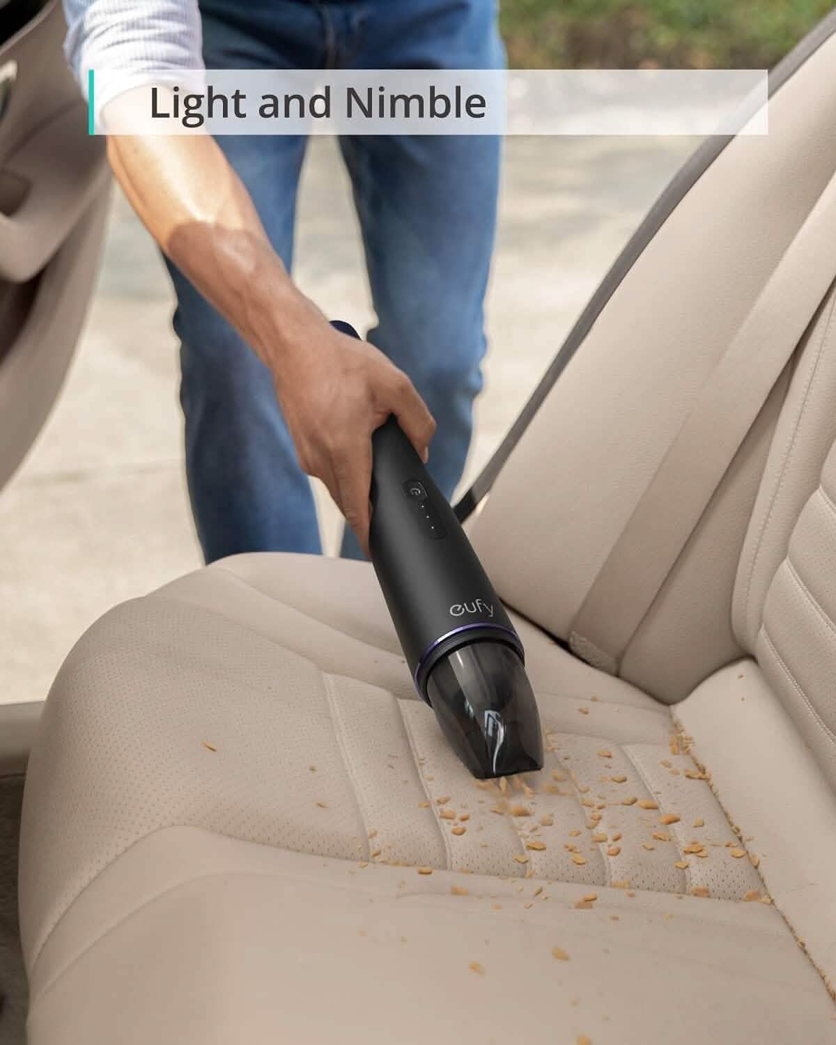 eufy by Anker, HomeVac H11, Cordless Handheld Vacuum Cleaner, Ultra-Lightweight (Refurbished)