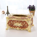 Boîte à mouchoirs vintage européenne