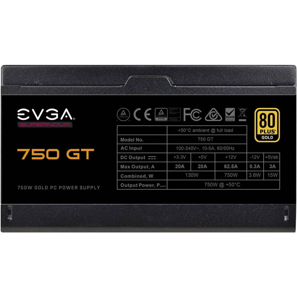 Alimentation EVGA 750w Gold 220-GT-0750-Y1 (Remise à neuf)
