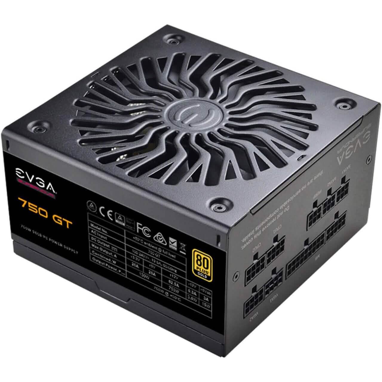 Alimentation EVGA 750w Gold 220-GT-0750-Y1 (Remise à neuf)