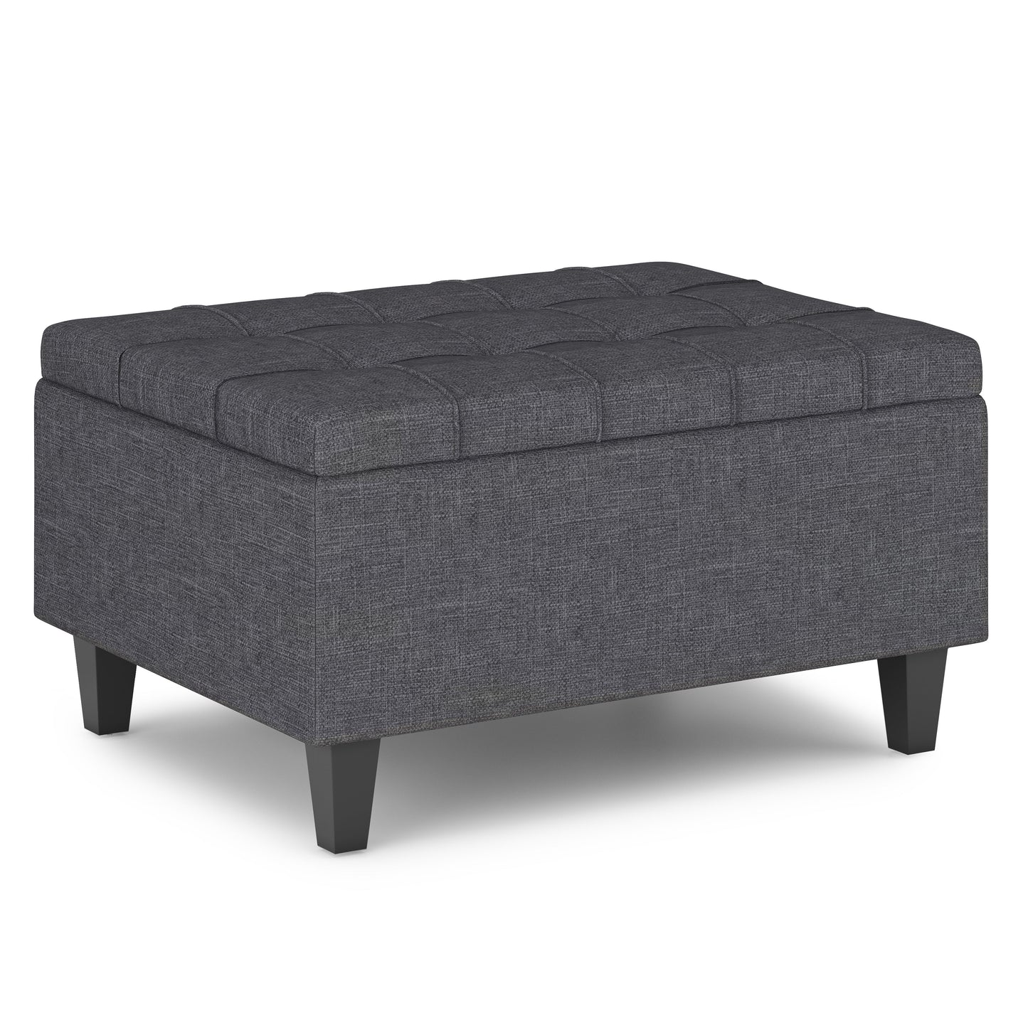 Harrison 34 Inch Wide Small Coffee Table Storage Ottoman