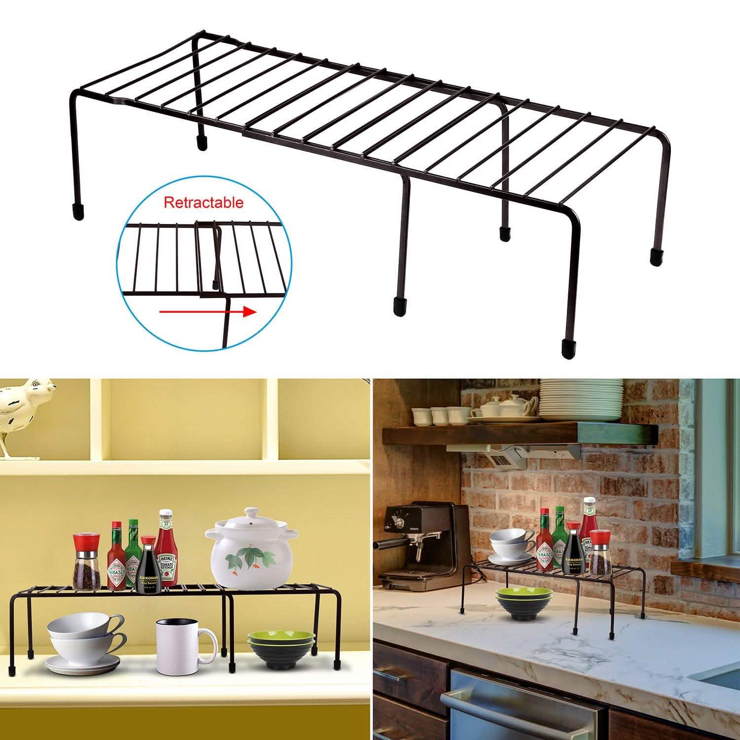 Expandable Kitchen Counter Metal Cabinet