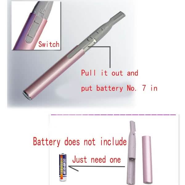 眉用電動ヘアトリマー