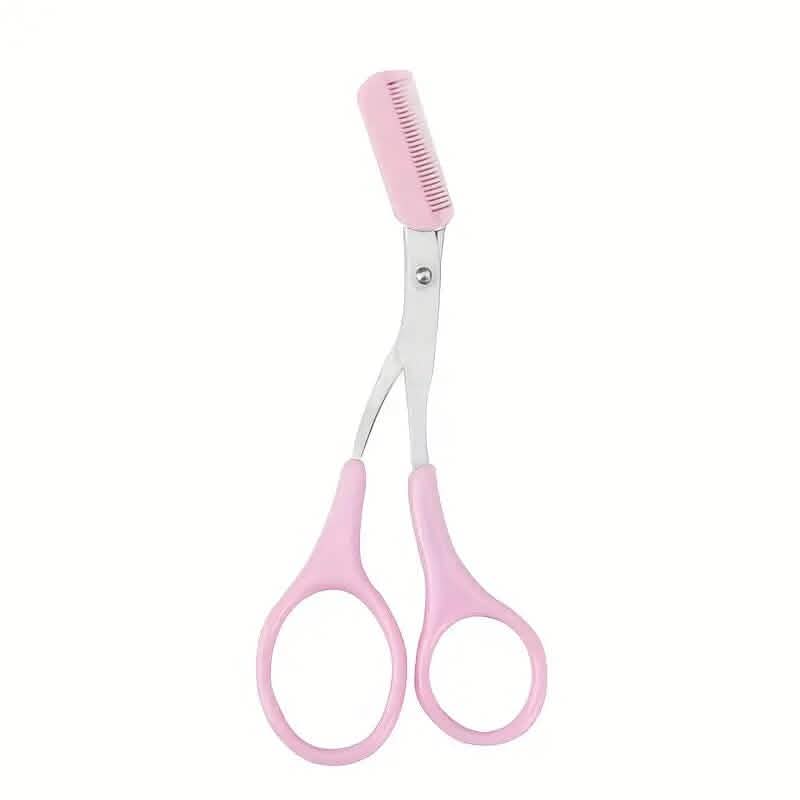 Eyebrow Trimmer Scissor with Comb