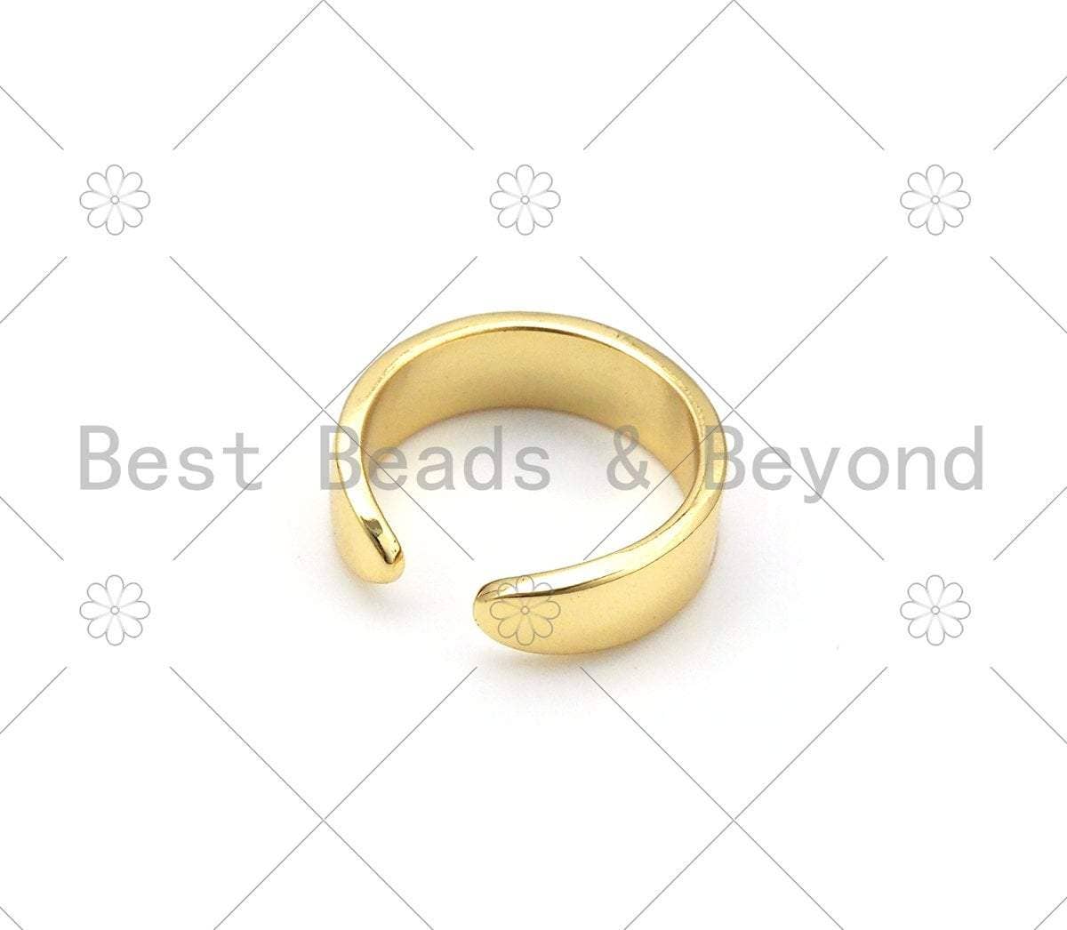 Colorful Enamel Heart On Round Adjustable Ring, Sku#LK437