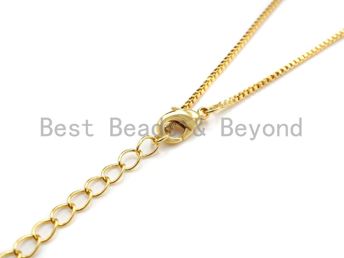 16" gold/Silver Color Chain Necklace Connector Chain,sku#P51