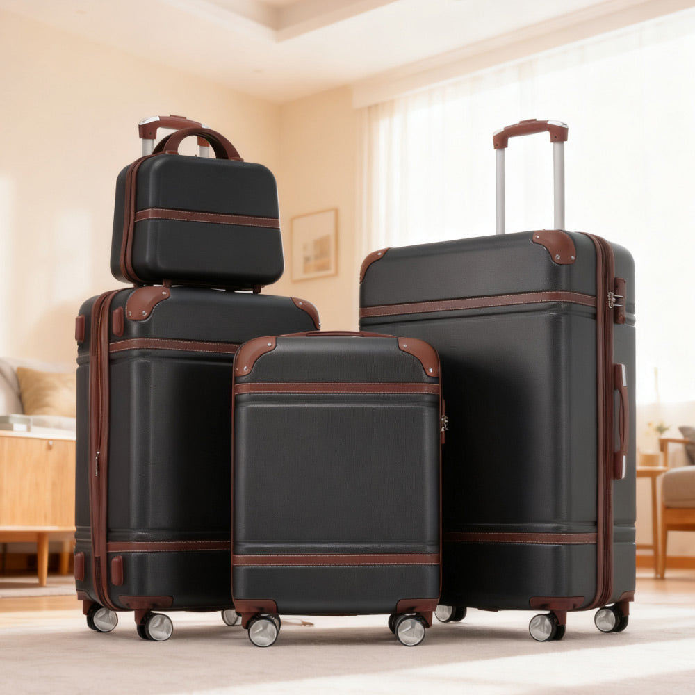 Hardshell Luggage Sets - 4 Pieces with TSA Lock