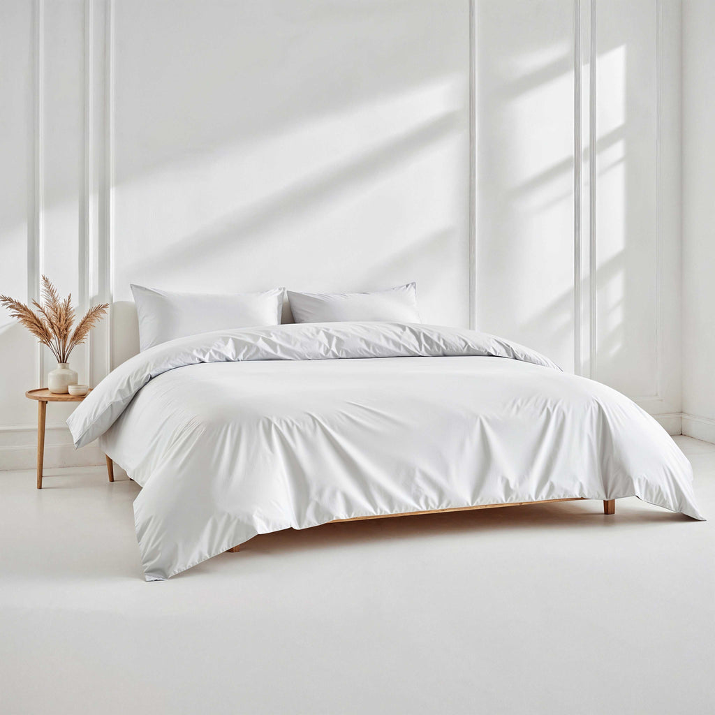 Housse de couette de luxe en satin de coton australien
